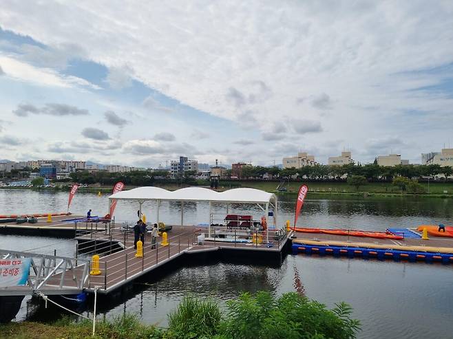 금호강 수상레저 시설 ⓒ대구시