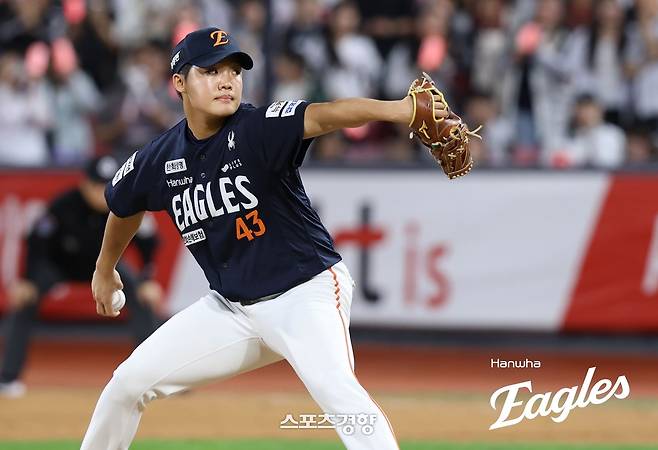 한화 정우주. 한화이글스 제공