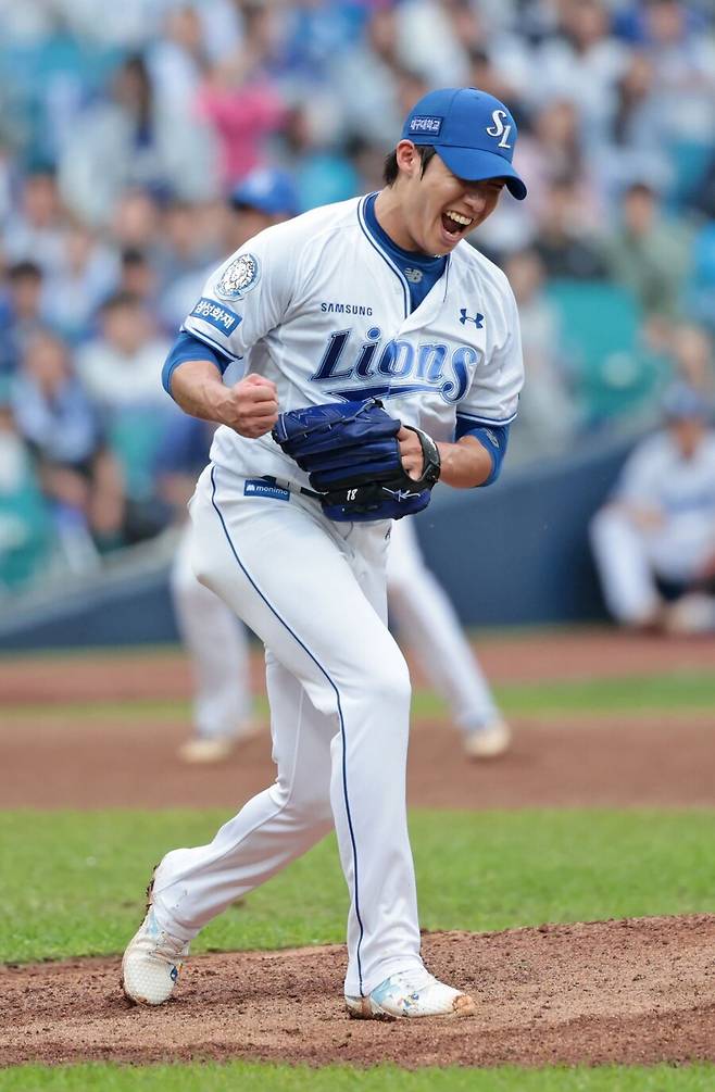 ▲ 원태인은 올 시즌 좋은 활약을 했음은 물론 최근 기세까지 좋아 큰 경기에서 믿고 맡길 수 있는 삼성의 에이스다 ⓒ삼성 라이온즈
