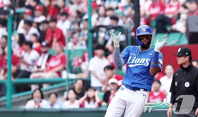 삼성 라이온즈 외국인 선수 르윈 디아즈. 2025.10.11/뉴스1 ⓒ News1 김성진 기자