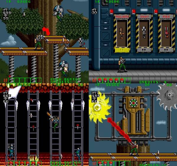 다양한 방향으로 무기를 쏘는 독자적인 게임성을 구축한 '미드나이트 레지스탕스'