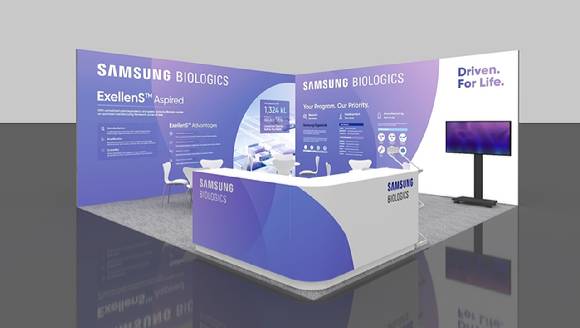 BIX 2025 삼성바이오로직스 단독 부스. [사진=삼성바이오로직스 제공]