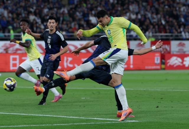 마르티넬리는 단 한 번의 기회를 놓치지 않으며 추가골을 터뜨렸다. 사진=REUTERS=연합뉴스