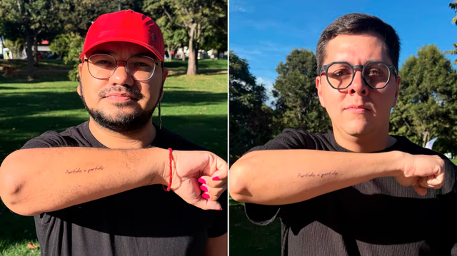 옌드리 벨라스케스(왼쪽) 정치 활동가와 루이스 페체 아르테아가. X캡처