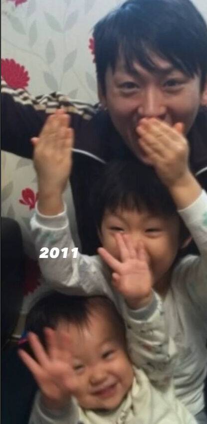 박지헌과 두 아들./소셜미디어