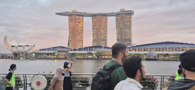 싱가포르 마리나샌즈베이 호텔의 모습. 임세원기자