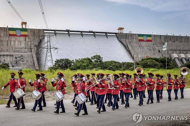 그랜드 르네상스 댐(GERD) 준공식 [AFP 연합뉴스 자료사진. 재판매 및 DB 금지]
