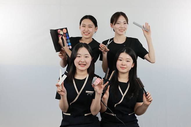 논산여자상업고 뷰티미용과.