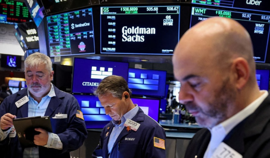 뉴욕증권거래소의 트레이더. (사진=연합뉴스)