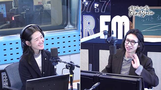 왼쪽부터 하시시박, 봉태규 (사진=SBS 파워FM ‘아름다운 이 아침, 봉태규입니다’ 캡처)