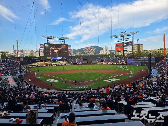 대전 한화생명 볼파크에서 열린 한화이글스 홈경기. 고형석 기자