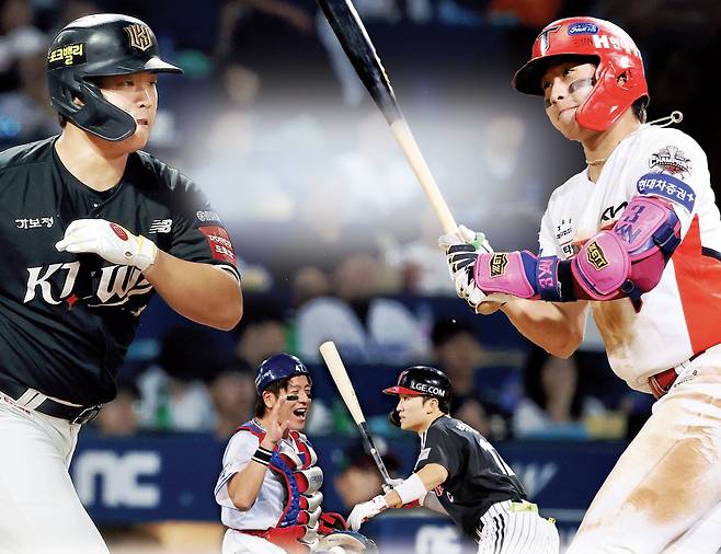 KT 강백호·KIA 박찬호·LG 박해민·삼성 강민호(왼쪽 위부터 시계방향). 각 구단 제공