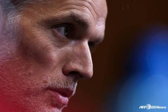 잉글랜드 국가대표팀 감독 취임 기자회견 당시 토마스 투헬 감독. /AFPBBNews=뉴스1