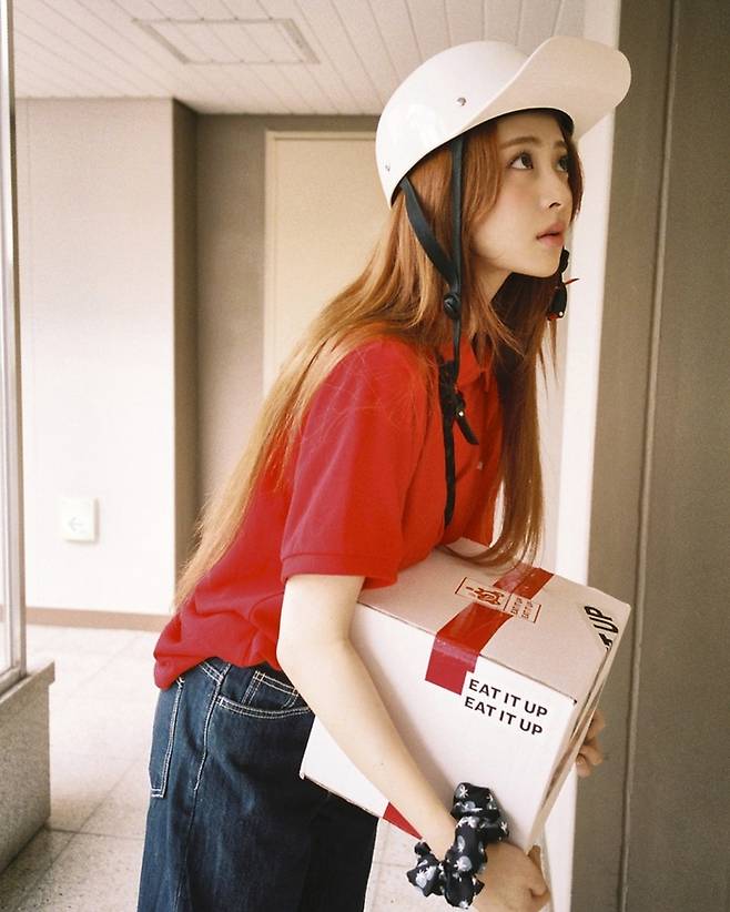 르세라핌 허윤진. 사진 | 쏘스뮤직