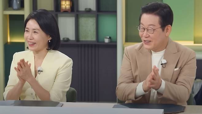 이재명 대통령과 김혜경 여사. (JTBC 유튜브 캡처)