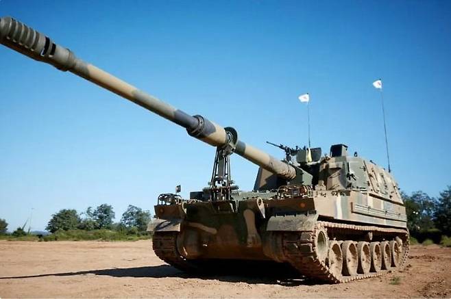 K9A2 자주포. 사진=한국경제신문