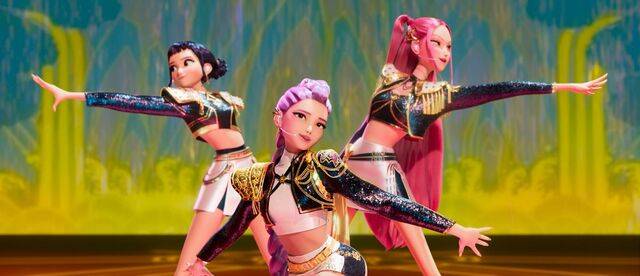 ‘케이팝 데몬 헌터스’ 걸그룹 헌트릭스. 넷플릭스 제공