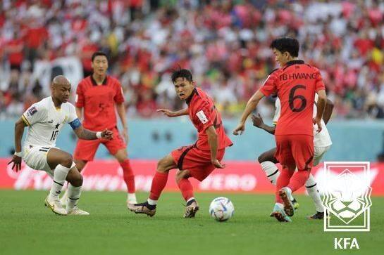 2022 FIFA 카타르 월드컵 조별예선 2차 가나전./대한축구협회
