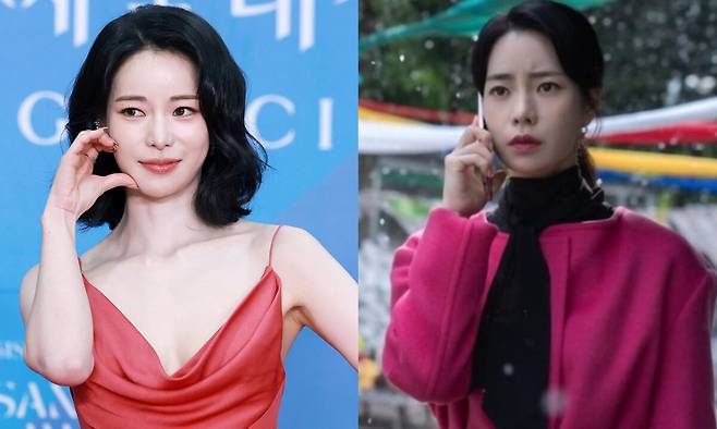 배우 임지연, 넷플릭스 시리즈 ‘더 글로리’ 출연 당시 모습. 뉴스1, 임지연 인스타그램 캡처