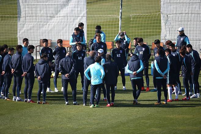 2018러시아월드컵을 앞둔 2018년 초에도 신태용 감독이 이끈 당시 대표팀은 튀르키예 안탈리아에서 단기훈련을 진행했다. 사진제공｜대한축구협회