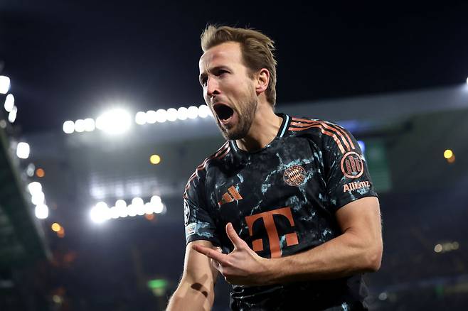 뮌헨 소속으로 득점을 터트린 후 케인. Getty Images