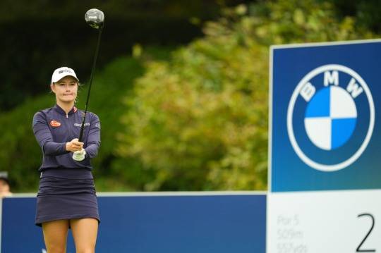 브룩 매튜스가 2번홀에서 티샷을 준비하고 있다./BMW 레이디스 챔피언십 대회 조직위원회