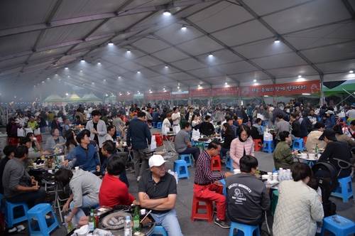 울산 대표 먹거리 잔치 '봉계 한우불고기 축제' 장면 [울주군 제공.재판매 및 DB 금지]