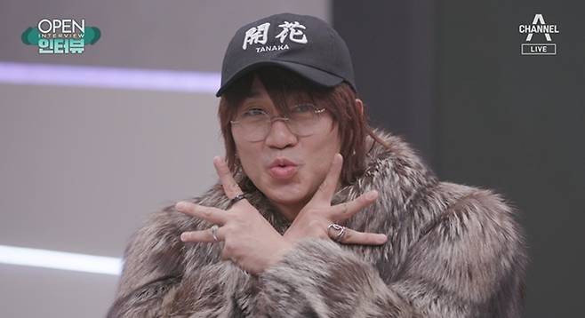 개그맨 김경욱의 부 캐릭터 '다나카'. 채널A