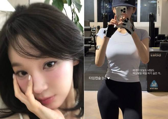 강민경처럼 꾸준히 운동을 실천하면 몸매를 비롯 건강과 젊음을 유지할 수 있다. 사진=강민경 인스타그램