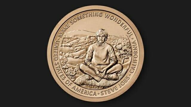 1달러 동전에 새겨진 스티브 잡스 (출처=미국 조폐국)