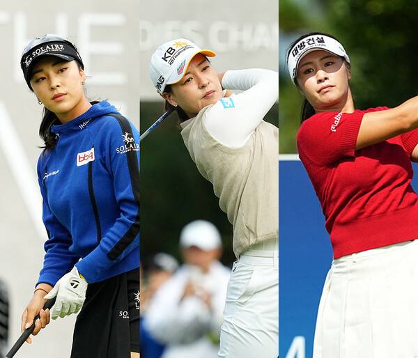 2025년 미국여자프로골프(LPGA) 투어 '가을 아시안 스윙' 두 번째 대회인 BMW 레이디스 챔피언십에 출전한 윤이나, 전인지, 전인지, 이정은6 프로. 사진제공=BMW 레이디스 챔피언십 대회 조직위원회 (사진을 무단으로 사용하지 마십시오.)