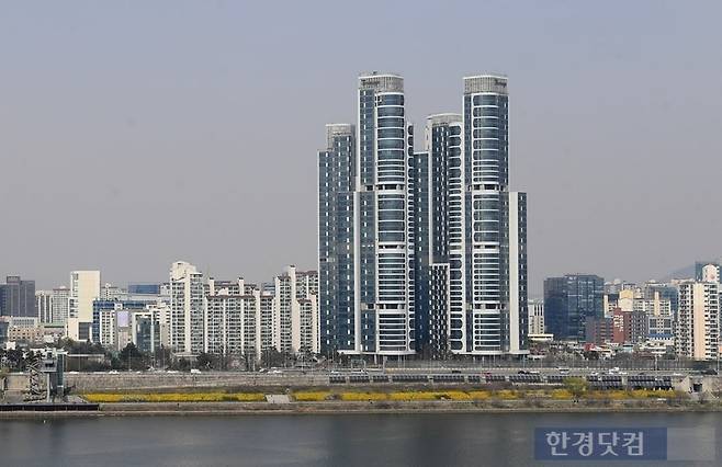 서울 성동구 성수동 아파트 전경. 사진=강은구 기자
