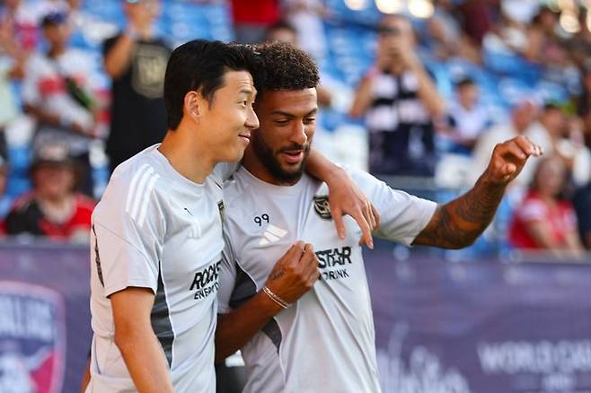 [서울=뉴시스] 미국 프로축구 메이저리그사커(MLS) 로스앤젤레스FC(LAFC) 손흥민. (사진=LAFC SNS 캡처) 2025.08.24. photo@newsis.com *재판매 및 DB 금지