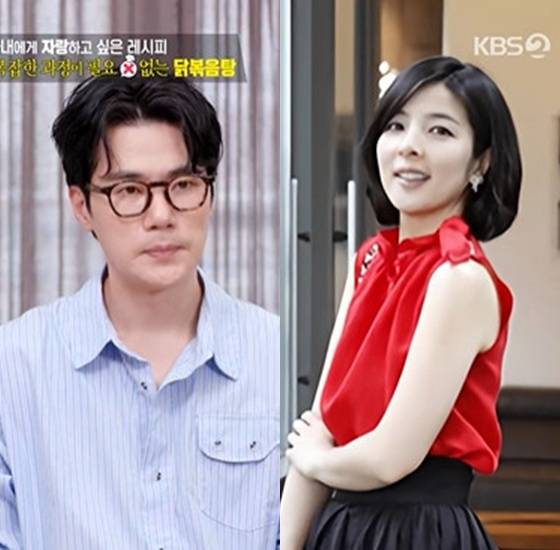 왼쪽부터 김강우-한무영 부부 /사진=KBS 2TV '신상출시 편스토랑' 캡처