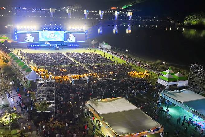 칠곡낙동강평화축제장 전경. /칠곡군 제공