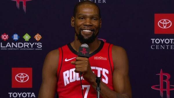 케빈 듀란트(사진=휴스턴 로케츠 유튜브)