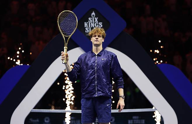 식스 킹스 슬램에서 우승한 야닉 시너(사진 GettyimagesKorea)