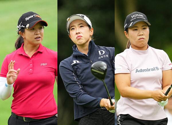 2025년 미국여자프로골프(LPGA) 투어 '가을 아시안 스윙' 두 번째 대회인 BMW 레이디스 챔피언십 우승 경쟁에 뛰어든 김세영, 재미교포 노예림 프로, 일본의 하타오카 나사가 경기하는 모습이다. 사진제공=BMW 레이디스 챔피언십 대회 조직위원회 (사진을 무단으로 사용하지 마십시오.)