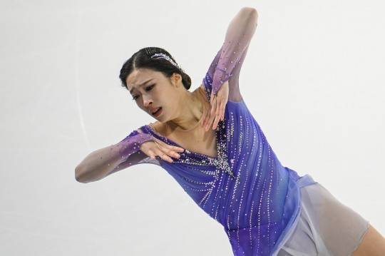 프리 스케이팅 연기에 나선 유영. 사진[AFP=연합뉴스]
