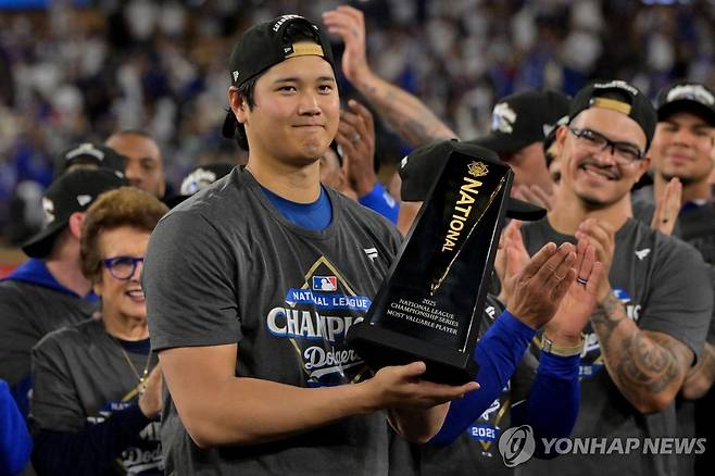 자연스럽게 NLCS MVP 트로피는 '오타니의 것' [Imagn Images=연합뉴스]