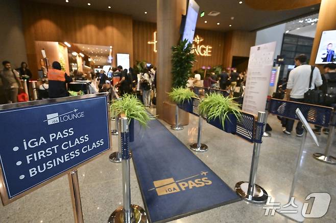 이가패스 라운지 앞.(인천공항사진기자단. 재배포 및 DB금지)2025.10.19/뉴스1