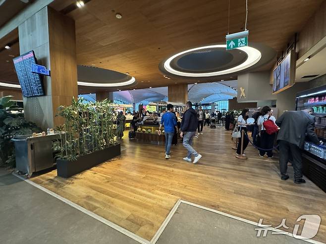 튀르키예 이스탄불공항 이가라운지 안 모습.(재배포 및 DB금지)2025.10.19/뉴스1