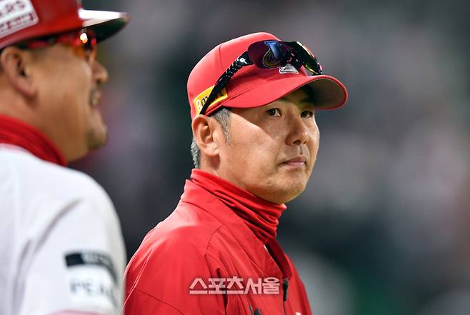 2023년 SSG 사령탑 시절 김원형 신임 감독. 사진 | 스포츠서울 DB
