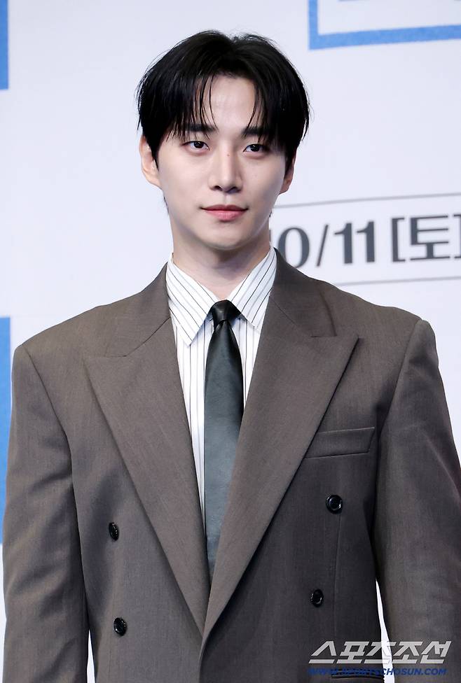 1일 서울 구로구 더링크호텔에서 열린 tVN 새 주말드라마 '태풍상사'의 제작발표회, 이준호가 포토타임을 갖고 있다. 허상욱 기자wook@sportschosun.com/2025.10.01/