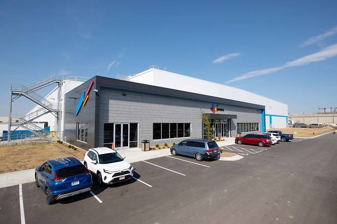 CJ대한통운 미국 뉴센추리 콜드체인 물류센터 전경. CJ대한통운 제공