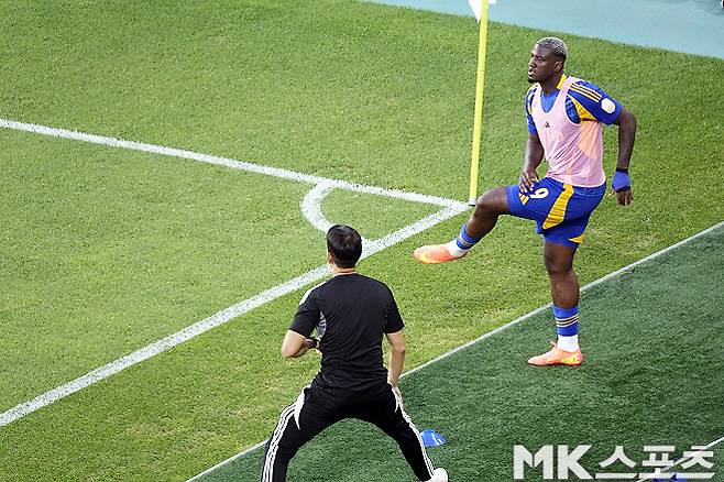 울산 HD 스트라이커 말컹은 10월 21일 산프레체 히로시마전에서 부상 복귀전에 나설 예정이다. 사진=이근승 기자