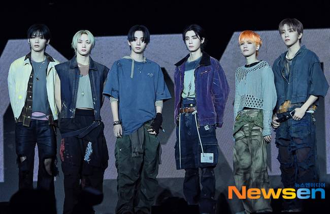 사진=왼쪽부터 태산, 성호, 명재현, 이한, 리우, 운학/뉴스엔 이재하 기자