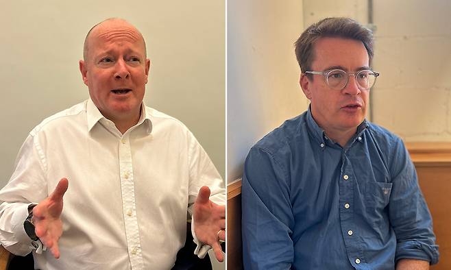 (왼쪽부터) 매킬 웨인 수석, 다이아몬드 교수