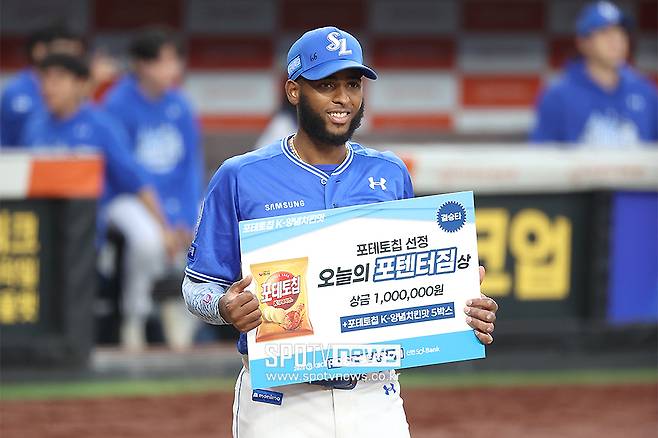 ▲ 준플레이오프부터 타격감을 끌어올리고 있는 디아즈는 그 감을 꾸준히 이어 가며 정규시즌 최고 타자다운 활약을 뽐내고 있다 ⓒ곽혜미 기자