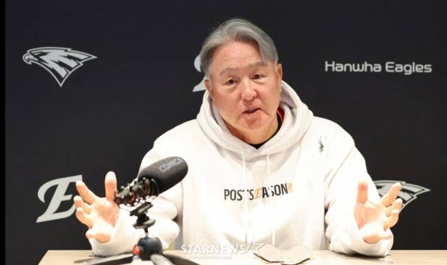 김경문 한화 이글스 감독. /사진=강영조 선임기자